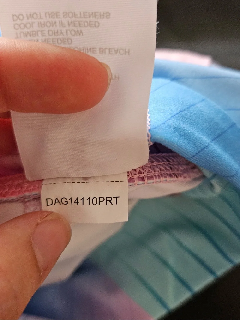 NWOT DSG Pink Blue Multi-Color Kids Leggings